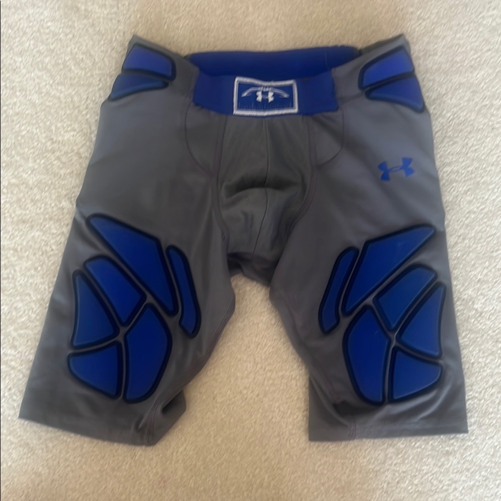 Under Armour Blue and Gray Protective Shorts